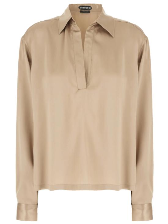 26FW 톰포드 폴로 티셔츠 TS2144FAX1720 JBQ NUDE NEUTRALS