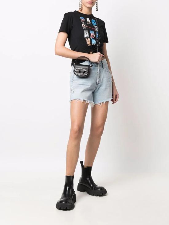 26FW 디젤 1DR 미니백 플라크 X08709PR818 T8013 BLACK - DIESEL