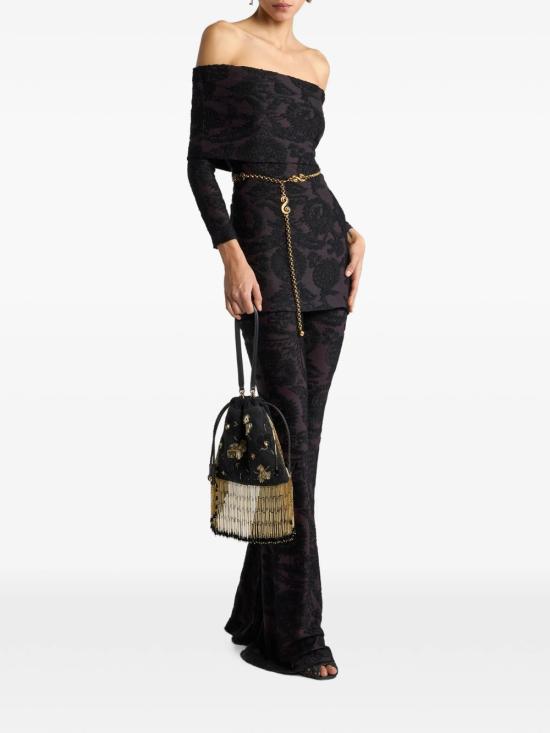 26FW 에트로 스트레이트 팬츠 WREA002699JJD16 N0000 BLACK - ETRO