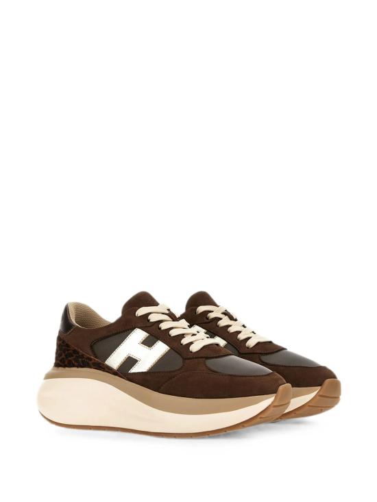 26FW 호간 스니커즈 HXW7140GA40VHL 0R1W BROWN - HOGAN