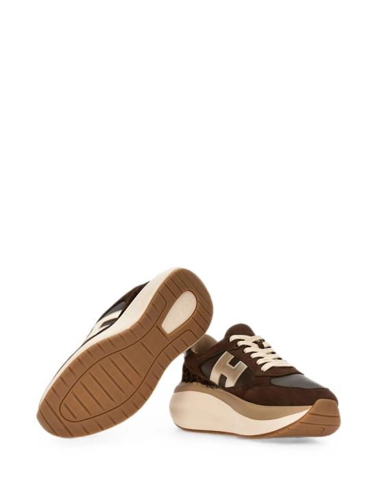 26FW 호간 스니커즈 HXW7140GA40VHL 0R1W BROWN - HOGAN