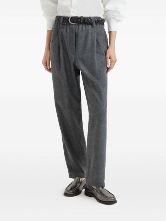 26FW 브루넬로 쿠치넬리 스트레이트 팬츠 MB162P8417 C032 GREY - BRUNELLO CUCINELLI