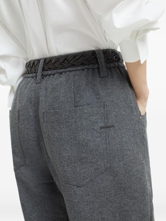26FW 브루넬로 쿠치넬리 스트레이트 팬츠 MB162P8417 C032 GREY - BRUNELLO CUCINELLI