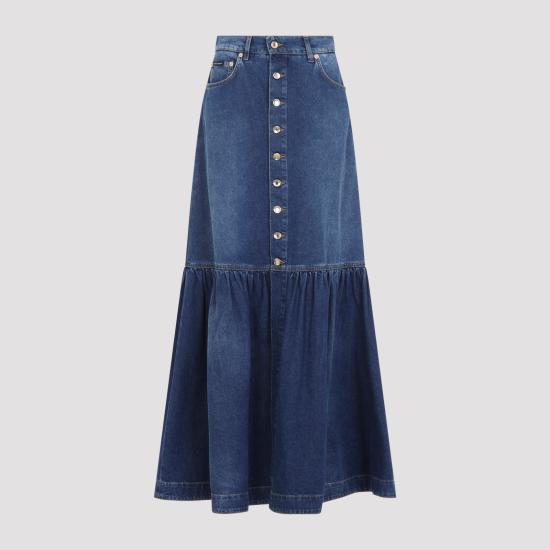 26FW 돌체앤가바나 데님 스커트 F4DDZDG8PH5 S9001 BLUE - DOLCE & GABBANA
