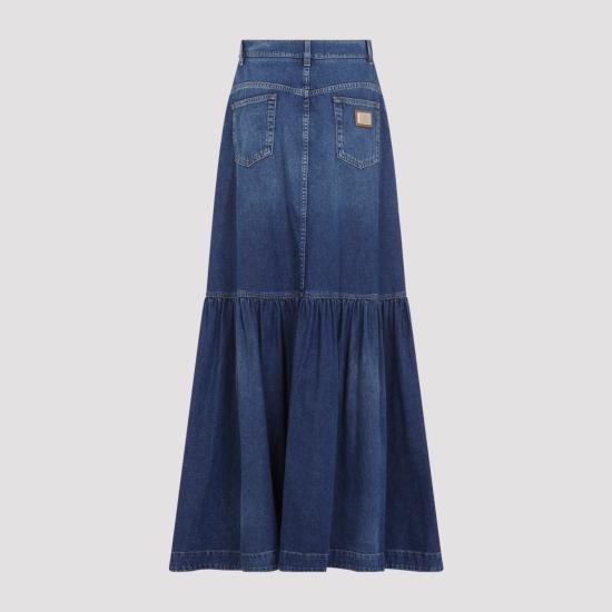 26FW 돌체앤가바나 데님 스커트 F4DDZDG8PH5 S9001 BLUE - DOLCE & GABBANA
