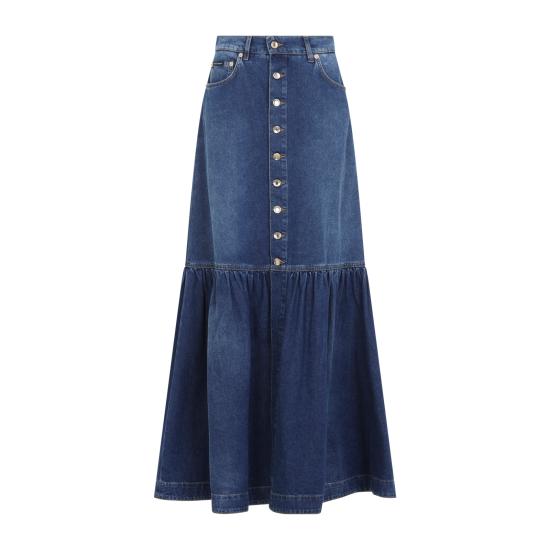 26FW 돌체앤가바나 데님 스커트 F4DDZDG8PH5 S9001 BLUE