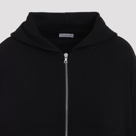 26FW 드리스 반 노튼 후드 티셔츠 2621311074610 900 BLACK - DRIES VAN NOTEN