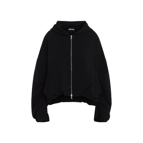 26FW 드리스 반 노튼 후드 티셔츠 2621311074610 900 BLACK