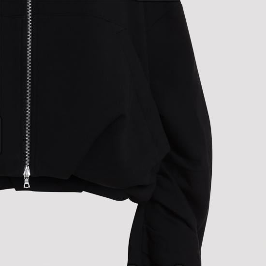 26FW 드리스 반 노튼 후드 티셔츠 2621311074610 900 BLACK - DRIES VAN NOTEN