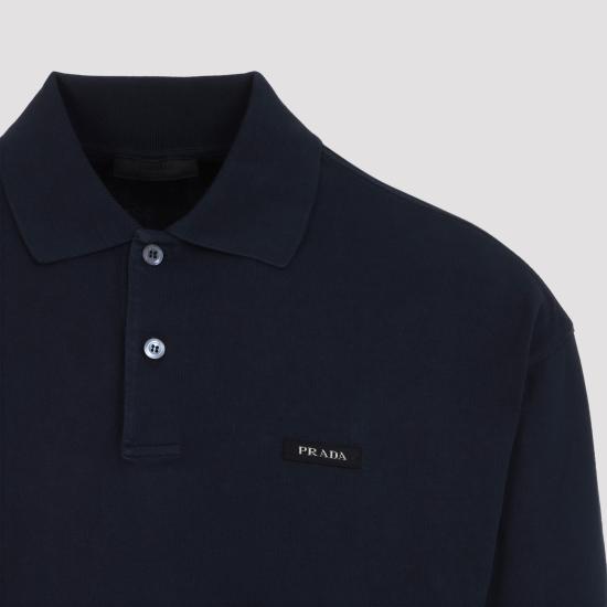 26FW 프라다 폴로 티셔츠 UJL48DSOOO6281 F0008 BLUE - PRADA