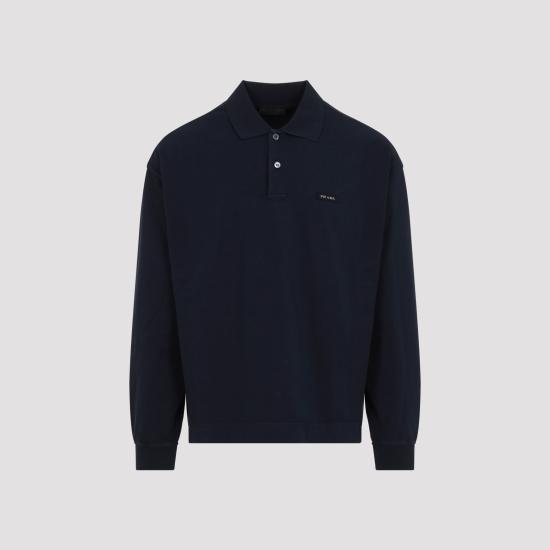 26FW 프라다 폴로 티셔츠 UJL48DSOOO6281 F0008 BLUE - PRADA
