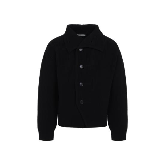 26FW 드리스 반 노튼 가디건 2620212214707 900 BLACK