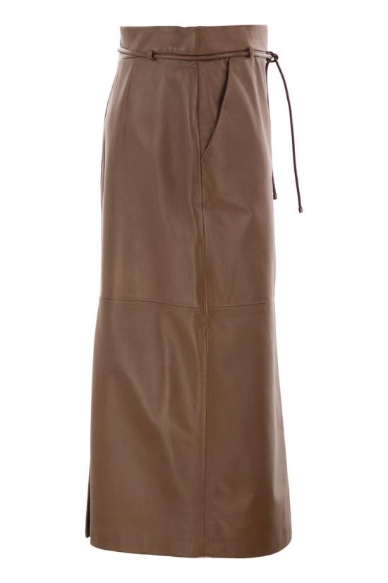 26FW 막스마라 미디 스커트 2621406011600 002 LEATHER - MAX MARA