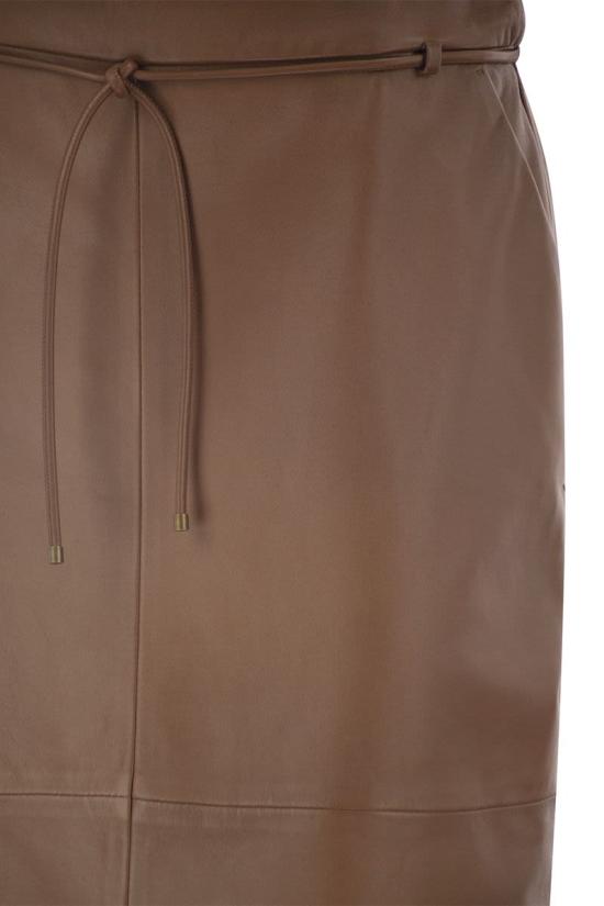 26FW 막스마라 미디 스커트 2621406011600 002 LEATHER - MAX MARA