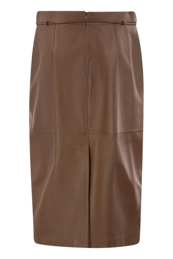 26FW 막스마라 미디 스커트 2621406011600 002 LEATHER - MAX MARA