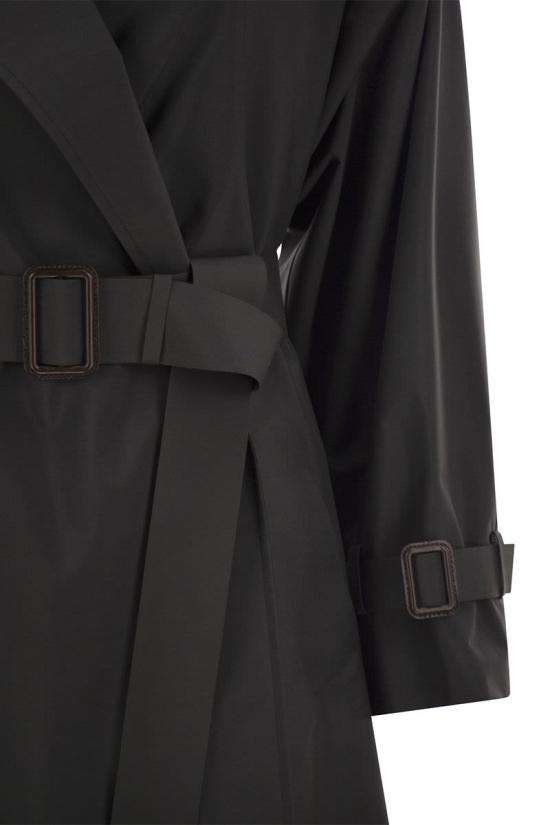 26FW 위켄드막스마라 트렌치 코트 2625026021600 004 BLACK - WEEKEND MAX MARA