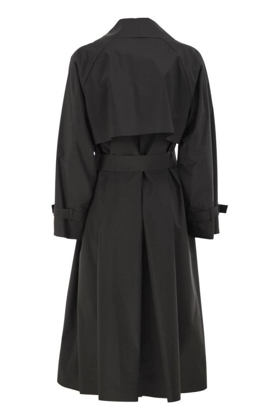 26FW 위켄드막스마라 트렌치 코트 2625026021600 004 BLACK - WEEKEND MAX MARA