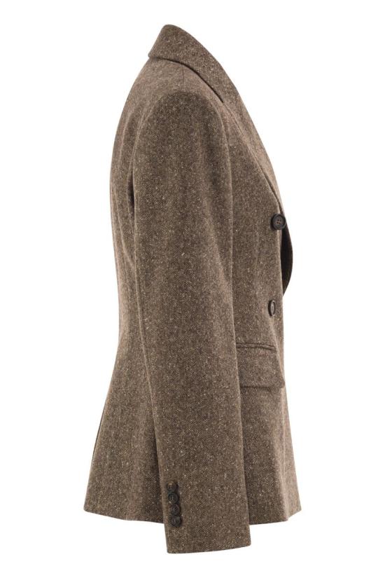 26FW 브루넬로 쿠치넬리 수트 자켓 MD0027246 C002 BROWN - BRUNELLO CUCINELLI