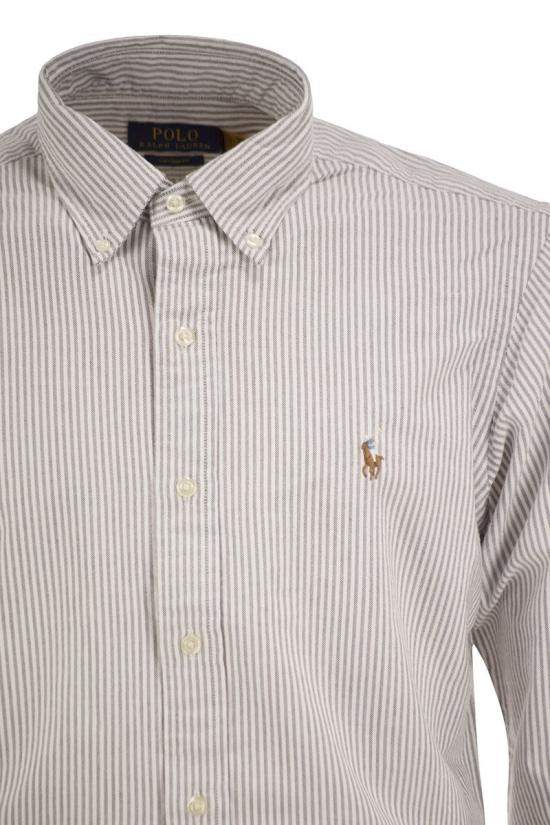 26FW 폴로 랄프로렌 긴팔 셔츠 710953704 503 WHITE BROWN - POLO RALPH LAUREN