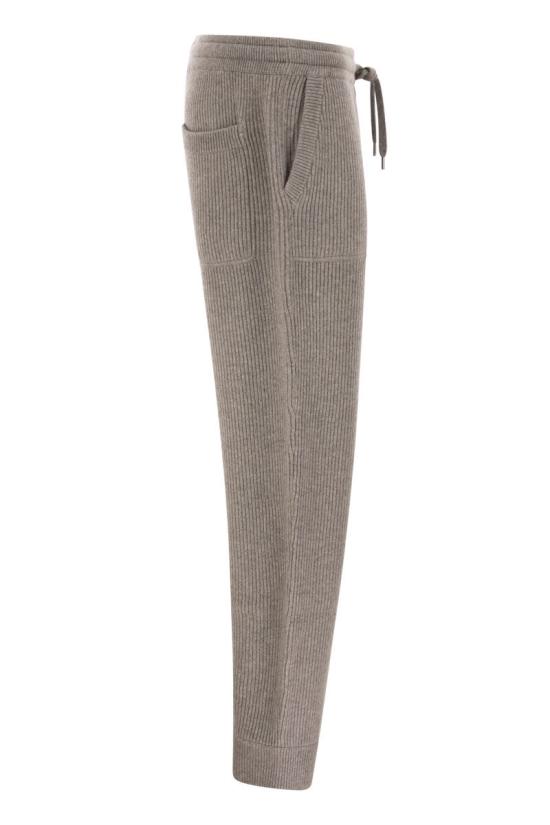 26FW 브루넬로 쿠치넬리 트레이닝/조거 팬츠 M22704849G C9756 TURTLEDOVE - BRUNELLO CUCINELLI