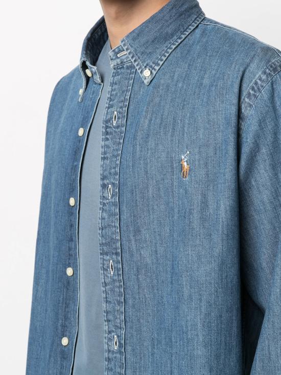 26FW 폴로 랄프로렌 포니로고 자수 데님 셔츠 710792043 001 DENIM - POLO RALPH LAUREN