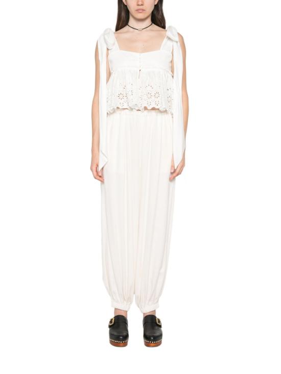26FW 끌로에 민소매 티셔츠 CH26AHT46053107 WHITE - CHLOE