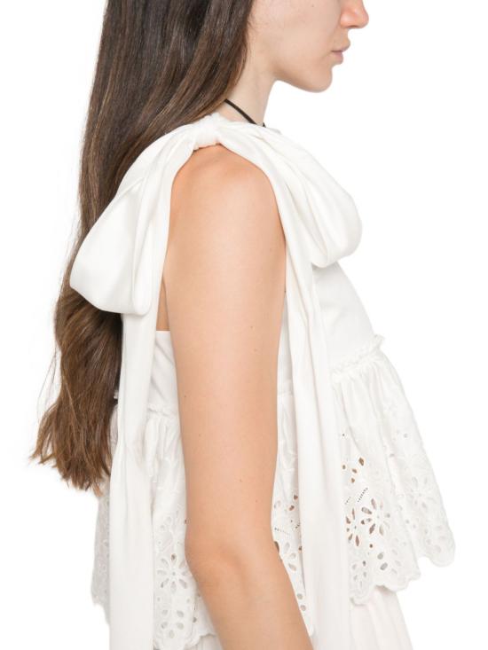 26FW 끌로에 민소매 티셔츠 CH26AHT46053107 WHITE - CHLOE