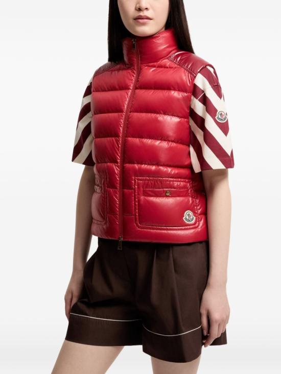 26FW 몽클레어 패딩 조끼 L20931A00015597Z845F RED - MONCLER