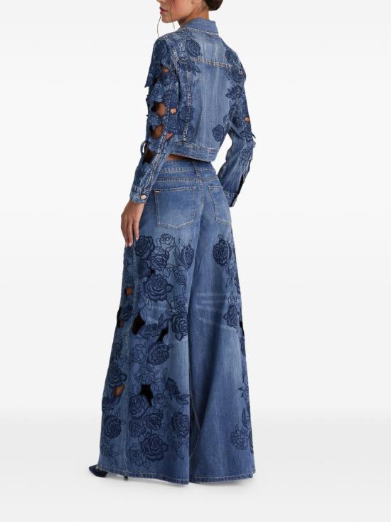 26FW 앨리스 앤 올리비아 스트레이트 팬츠 CD606D06137E437 NAVY - ALICE & OLIVIA