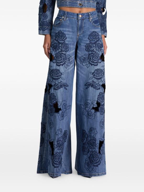 26FW 앨리스 앤 올리비아 스트레이트 팬츠 CD606D06137E437 NAVY - ALICE & OLIVIA