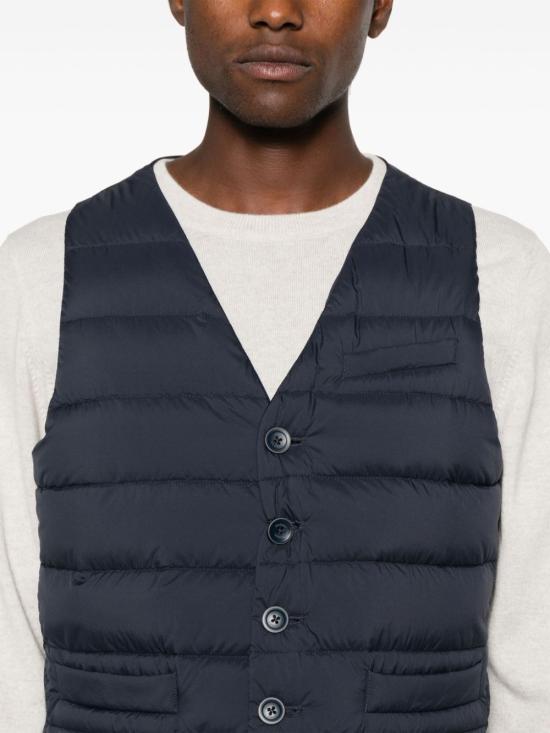26FW 에르노 다운 베스트 그레이 PI002ULE12456Z9202 NAVY - HERNO