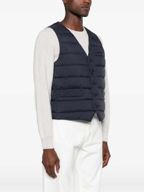 26FW 에르노 다운 베스트 그레이 PI002ULE12456Z9202 NAVY - HERNO