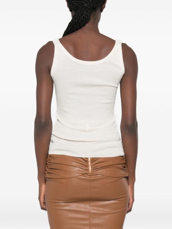 26FW 엘리자베타프랜치 반팔 티셔츠 TK03B66E2EG9 WHITE - ELISABETTA FRANCHI