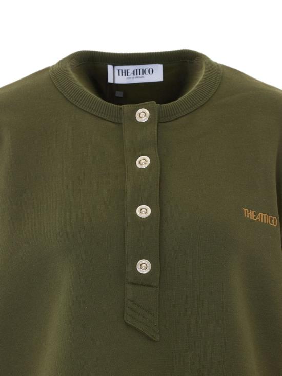 26FW 디 아티코 긴팔 티셔츠 261WCF00028JJF007AA724 GREEN - THE ATTICO