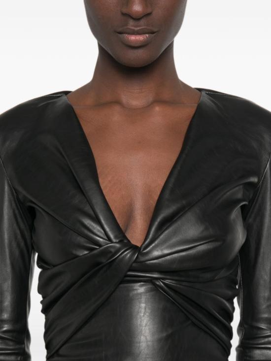 26FW 엘리자베타프랜치 바디수트 티셔츠 BO04566E2110 BLACK - ELISABETTA FRANCHI
