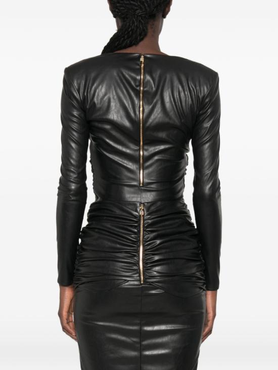 26FW 엘리자베타프랜치 바디수트 티셔츠 BO04566E2110 BLACK - ELISABETTA FRANCHI