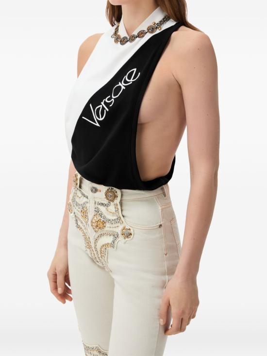 26FW 베르사체 민소매 티셔츠 10259971A187132WH80 WHITE - VERSACE