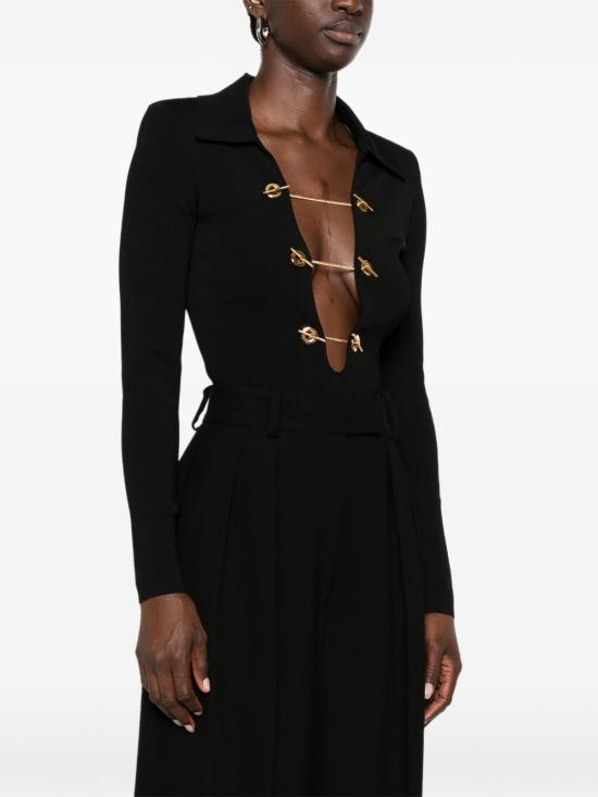 26FW 엘리자베타프랜치 바디수트 티셔츠 BK06S66E2110 BLACK - ELISABETTA FRANCHI