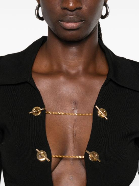 26FW 엘리자베타프랜치 바디수트 티셔츠 BK06S66E2110 BLACK - ELISABETTA FRANCHI