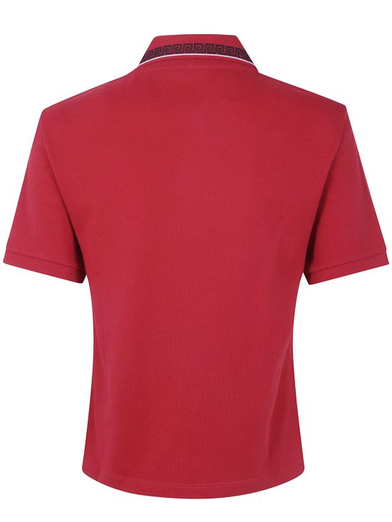 26FW 베르사체 폴로 티셔츠 10259671A186881RB30 RED - VERSACE
