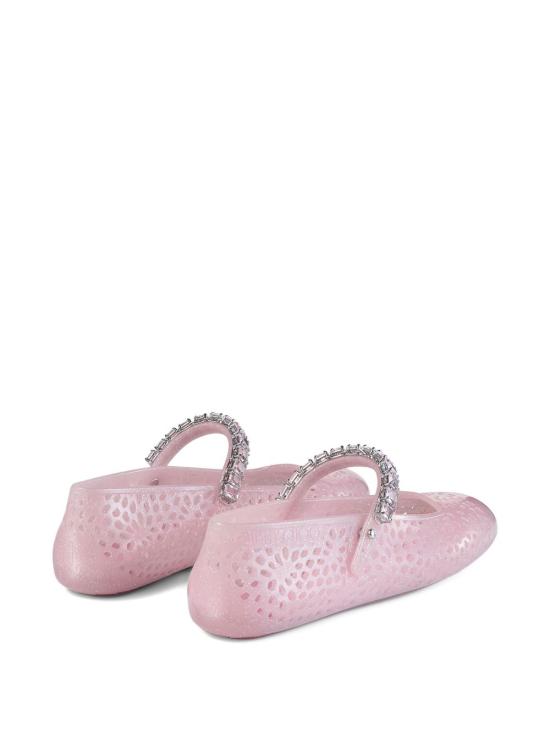 26FW 지미추 플랫 슈즈 THEJELLYNTXCOTTONCANDYSILVERMIX PINK - JIMMY CHOO