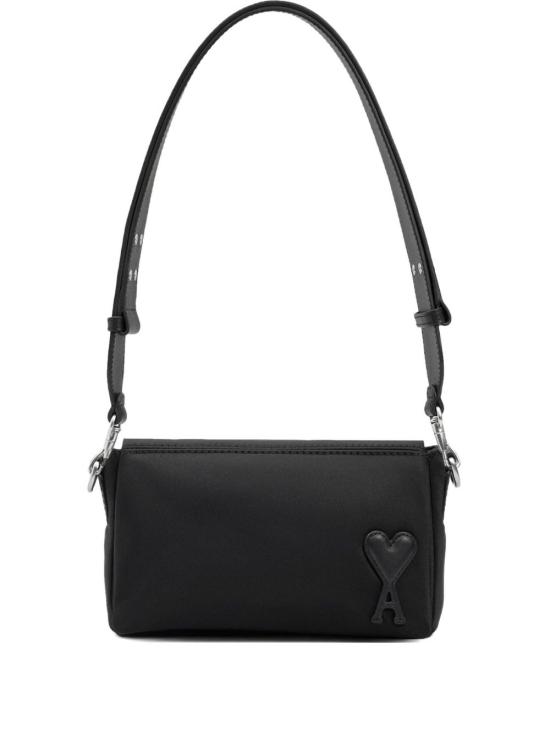 26FW 아미 톤온톤 하트 로고 나일론 마르셀 런치 박스 백 ULL710AW0001001 BLACK