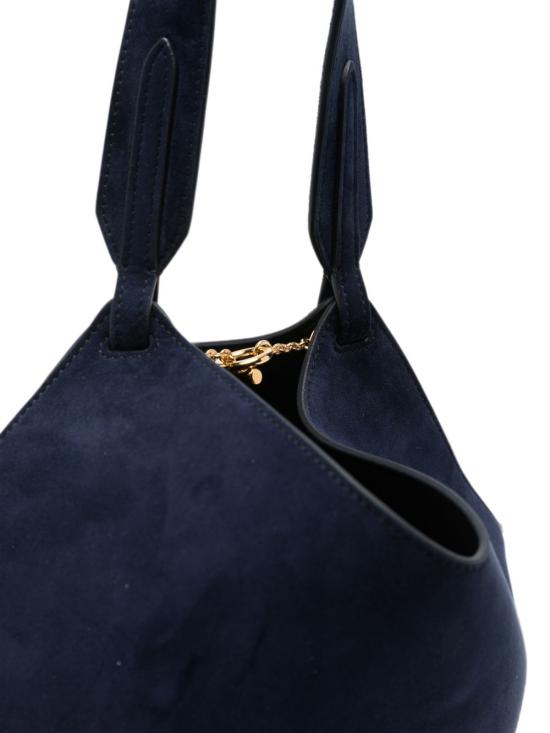 26FW 케이트 시그니처 로터스 미니 토트백 H2056726358 NAVY - KHAITE