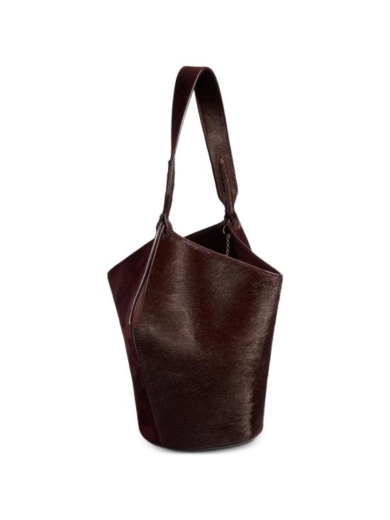 26FW 케이트 시그니처 로터스 미니 토트백 H2056978585 BORDEAUX - KHAITE