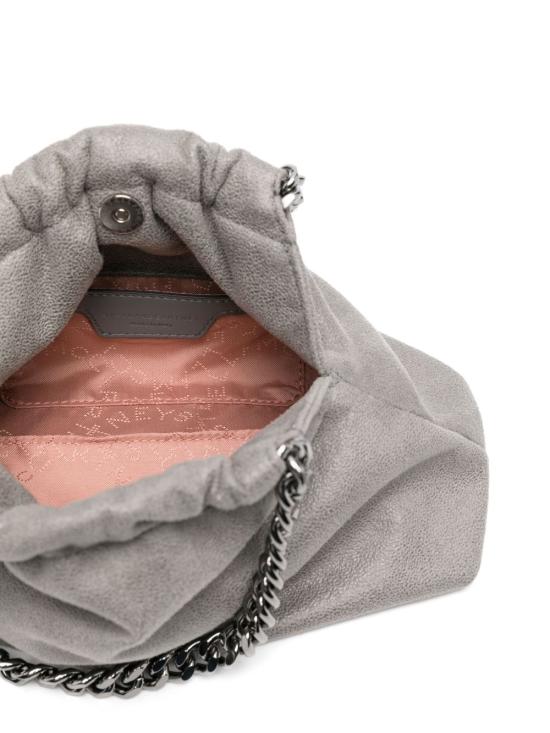 26FW 스텔라 맥카트니 팔라벨라 드로스트링 숄더백 7B0144W91321220 GREY - STELLA MCCARTNEY