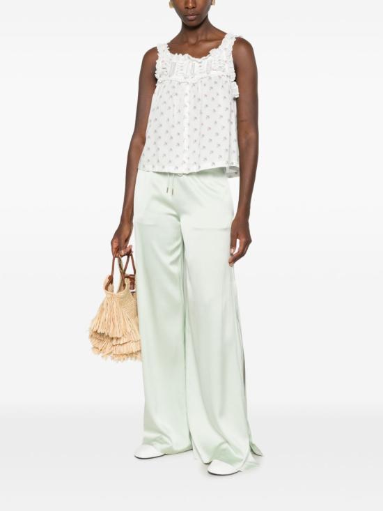 26SS 앨리스 앤 올리비아 팔라초 팬츠 CC604A43117D311 GREEN - ALICE & OLIVIA
