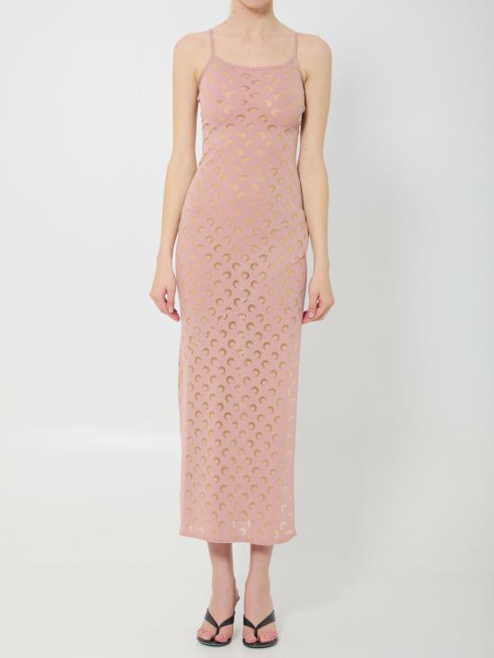 26SS 마린세르 롱 원피스 WDR460ACKNI0545PK00 PINK
