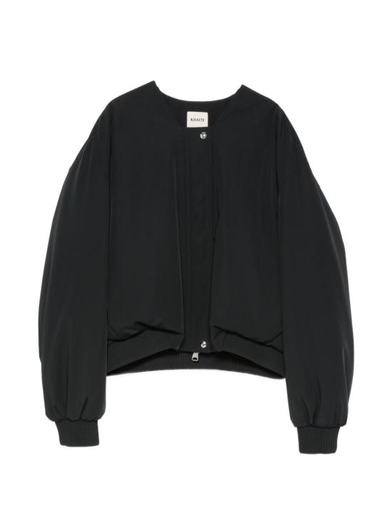 26FW 케이트 카라리스 레더 봄버 자켓 62414242200 BLACK