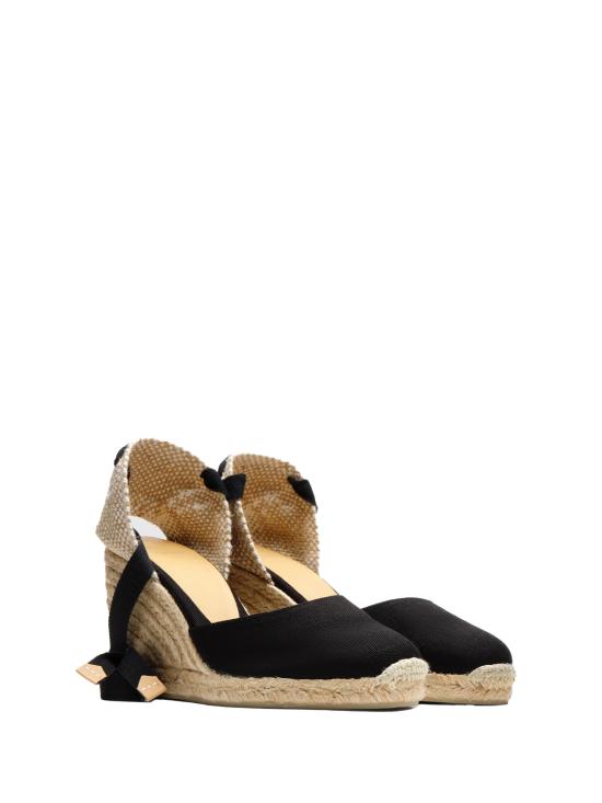 26SS 까스따네르 샌들 CARINA8001CANVASNEGRO - CASTANER