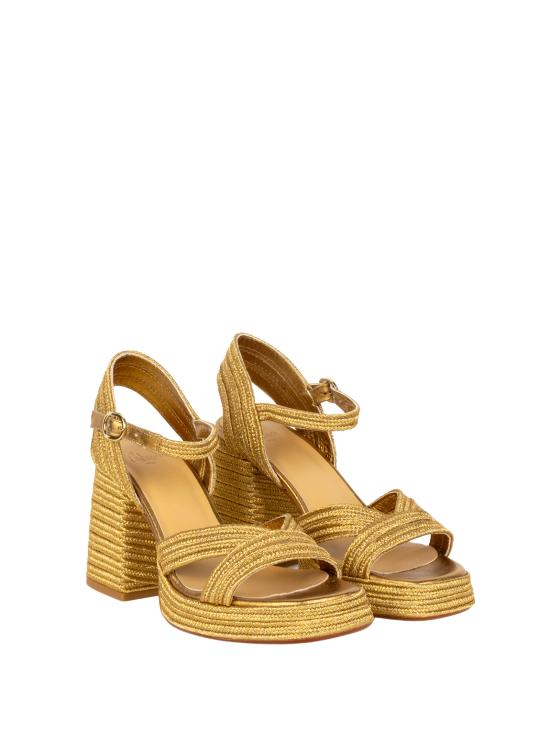 26SS 까스따네르 샌들 VALLE142TRENZADOSOROVEJO ORO VEJO - CASTANER